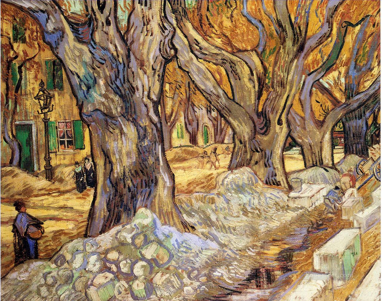 Large Plane Trees Vincent van Gogh Oil Paintings